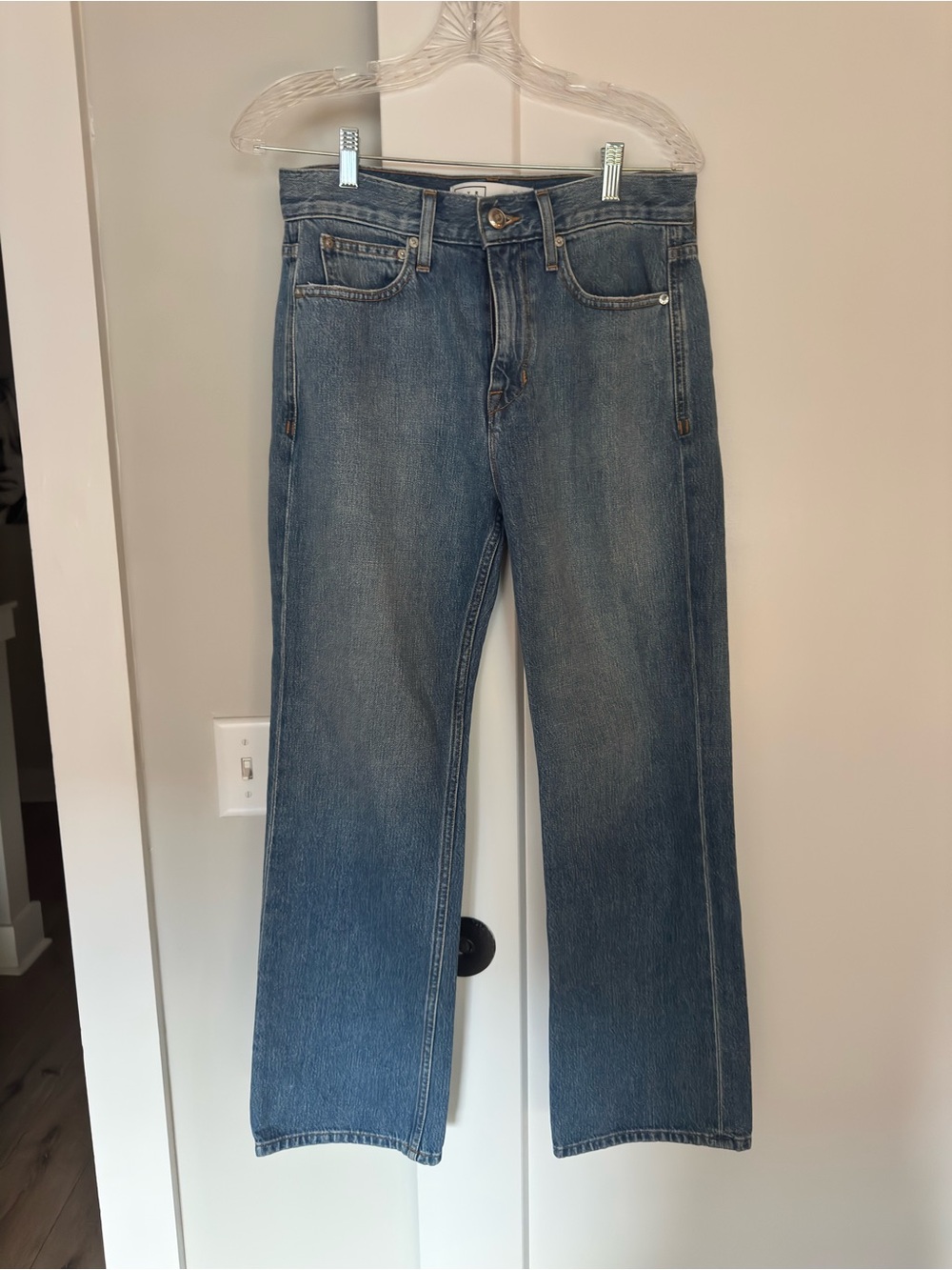 Classic women’s  AYR Straight-Leg Blue Jeans
